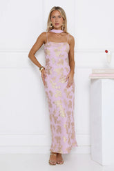 Dreamy Dazzle Maxi Dress Lilac