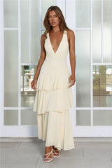 Happy Vibes Maxi Dress Yellow