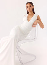 Options Maxi Dress - White
