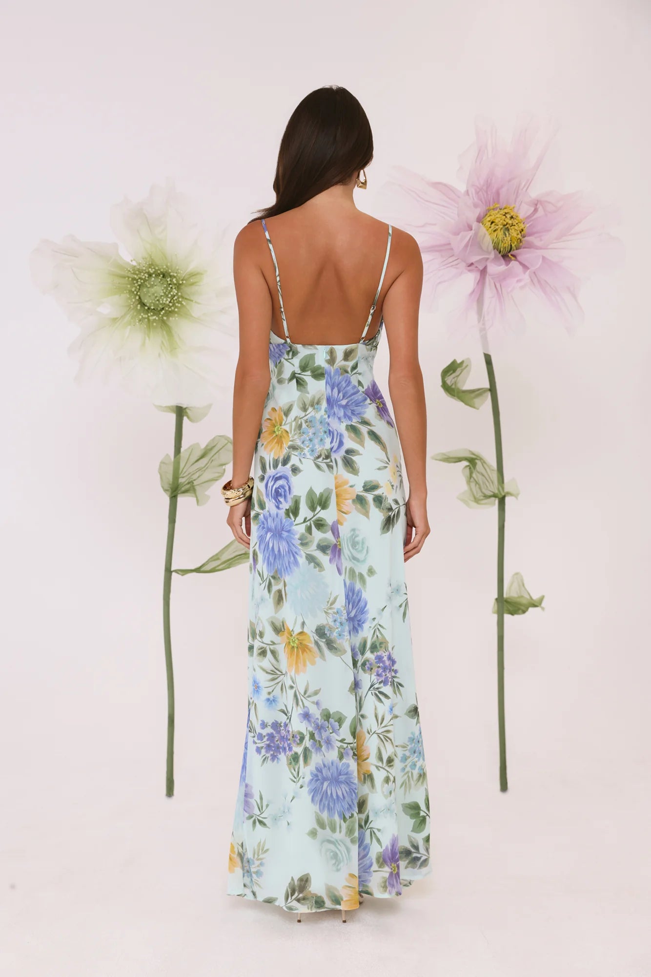 Moonflower Glow Maxi Dress Floral