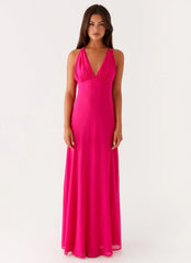 Kacia Maxi Dress - Fuchsia