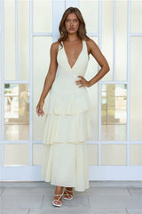 Happy Vibes Maxi Dress Yellow
