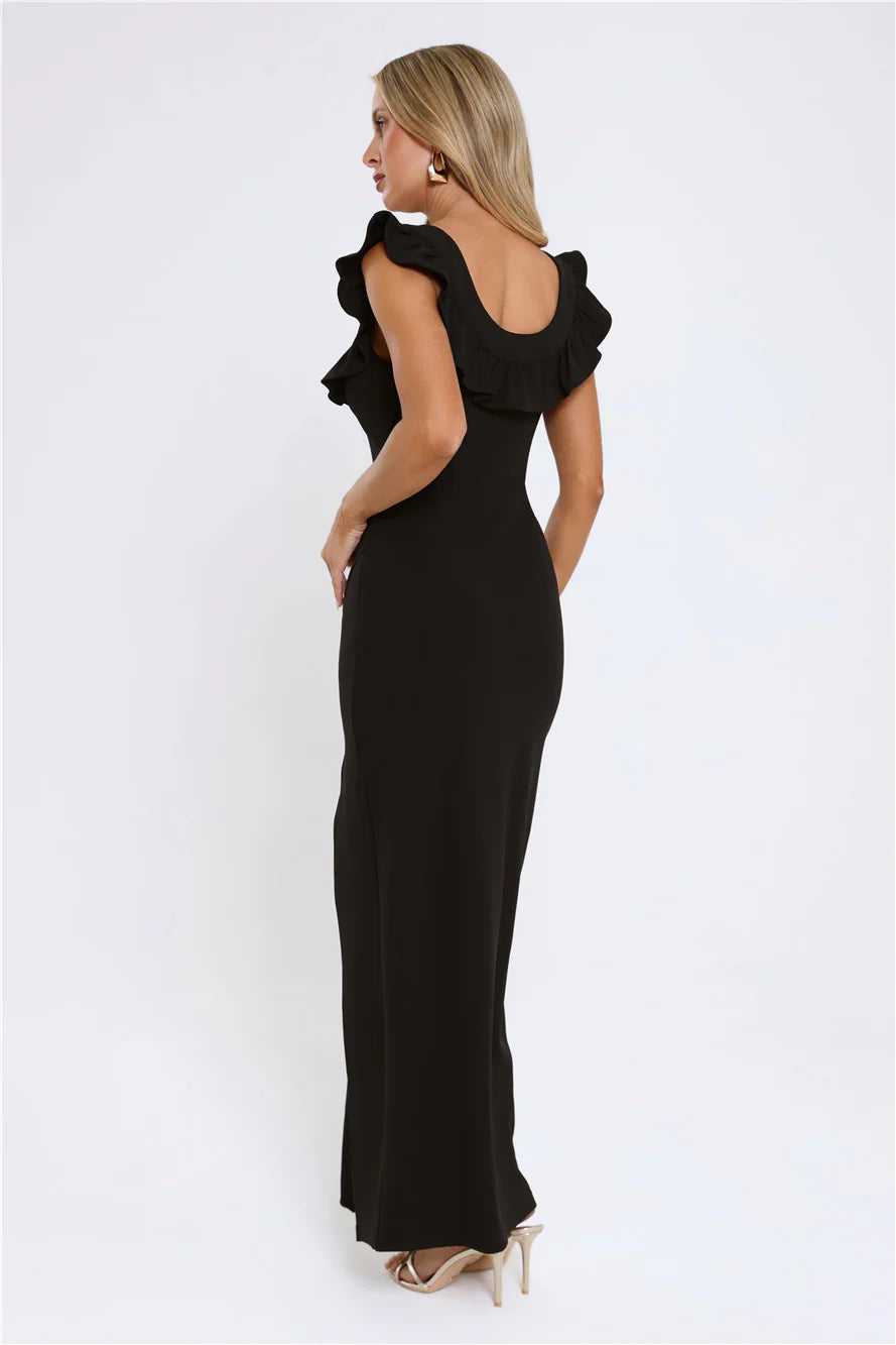 The Dress Up Club Maxi Dress Black