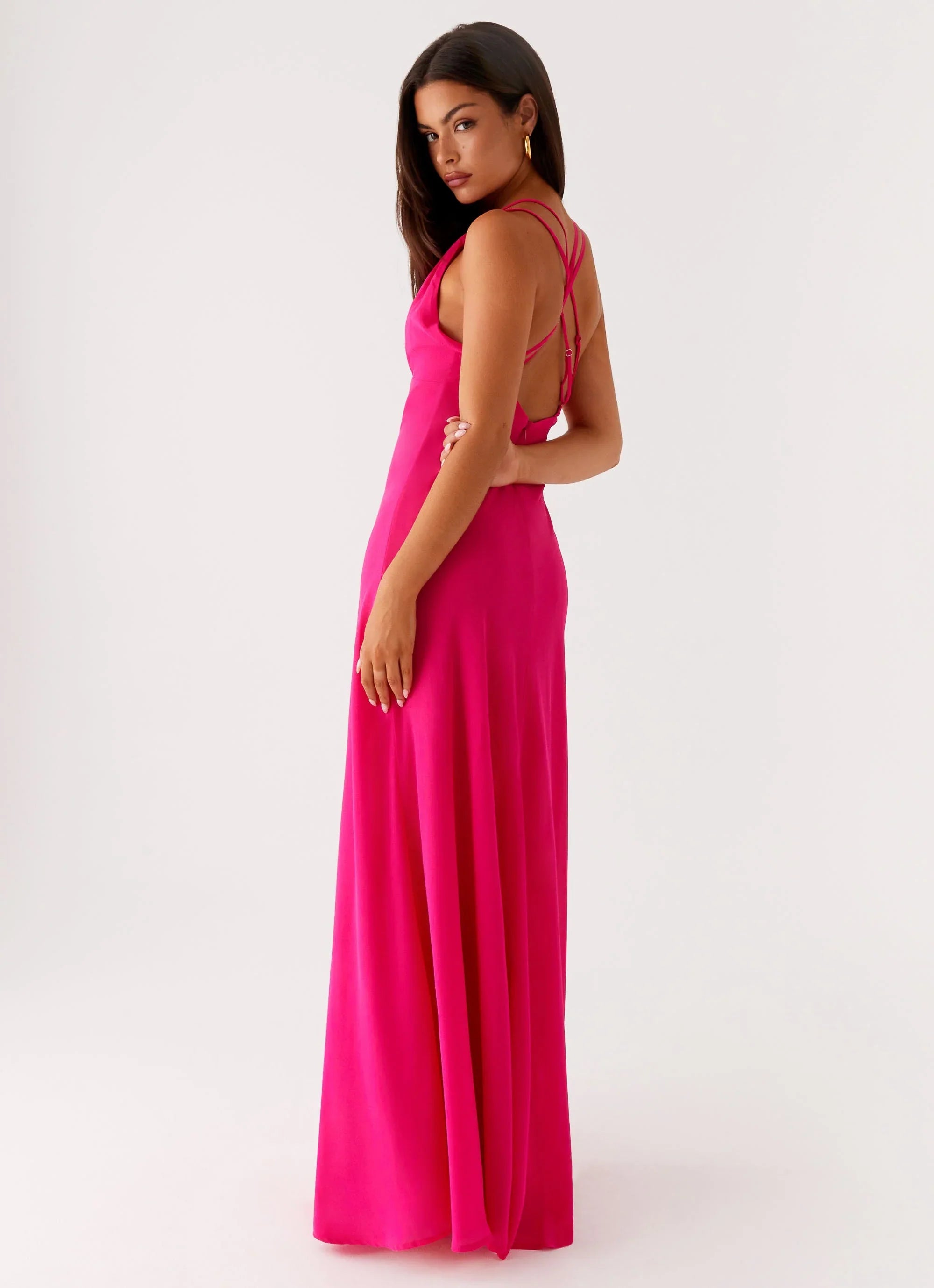 Kacia Maxi Dress - Fuchsia